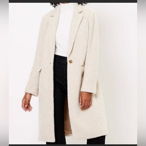 Loft Soft and cozy herringbone coat- New